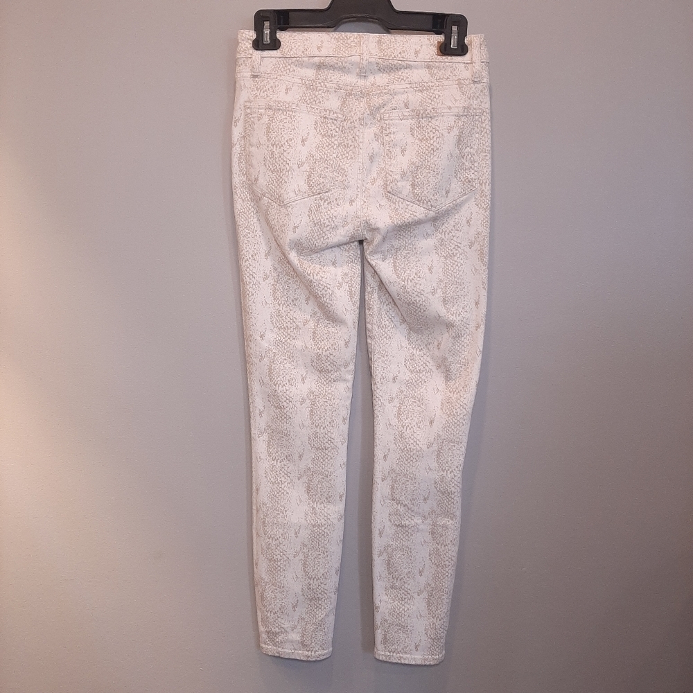 Paige Hoxton Ankle Snake Print Skinny Jeans Python Anthropologie Denim Size 26 - Picture 13 of 16